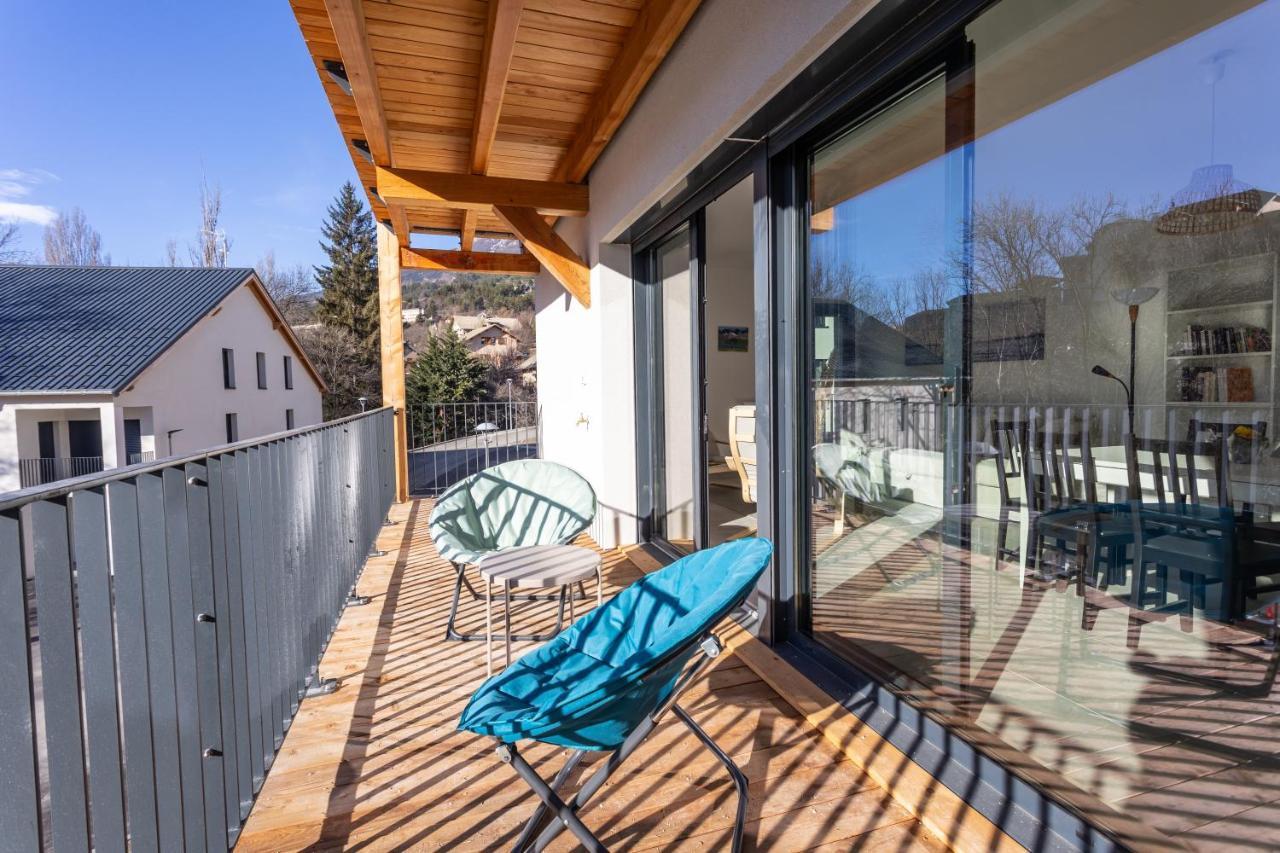 Au Calme Des Sommets - Vue Montagne Apartamento Embrun Exterior foto